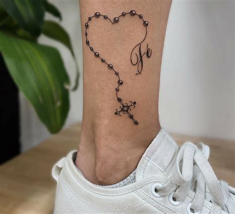 rosary tattoo|small rosary tattoo designs.